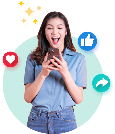 Woman Holding Phone